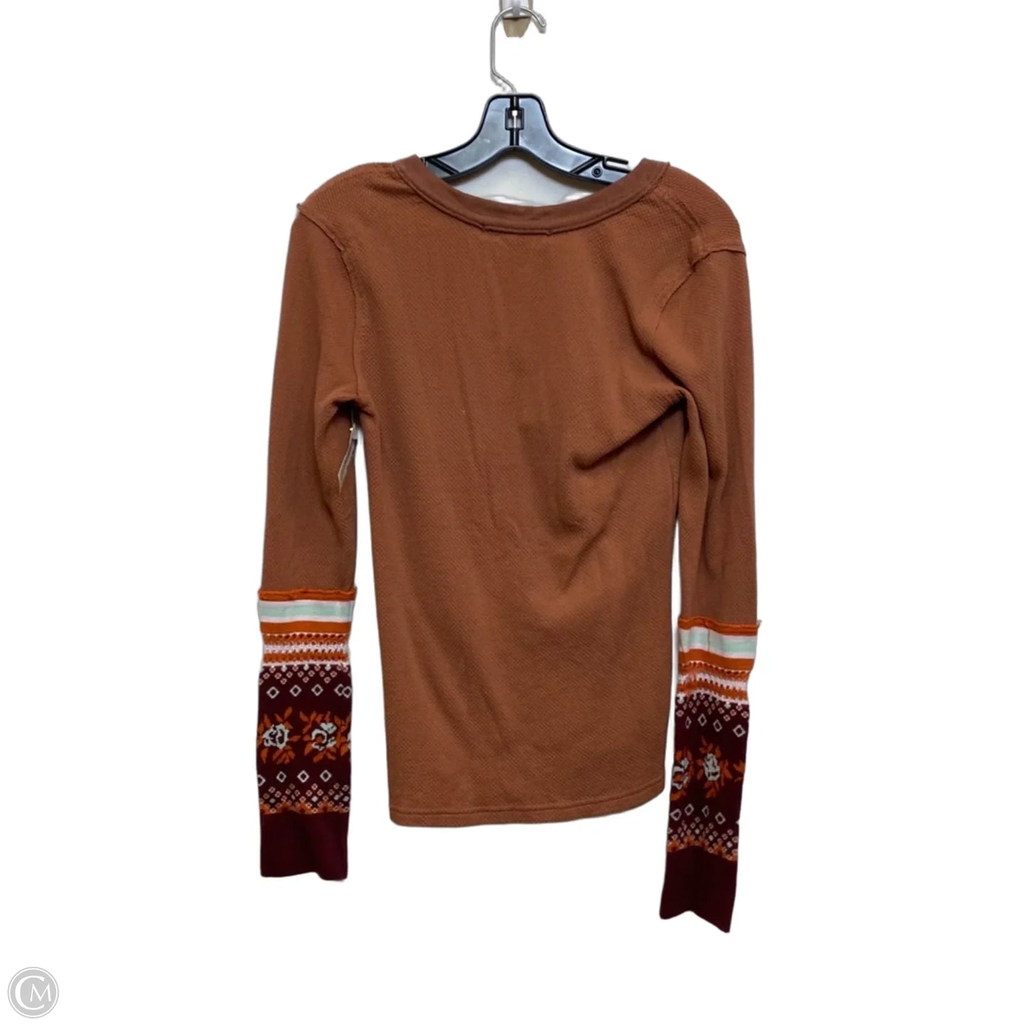 Top Long Sleeve By We The Free In Brown, Size: M