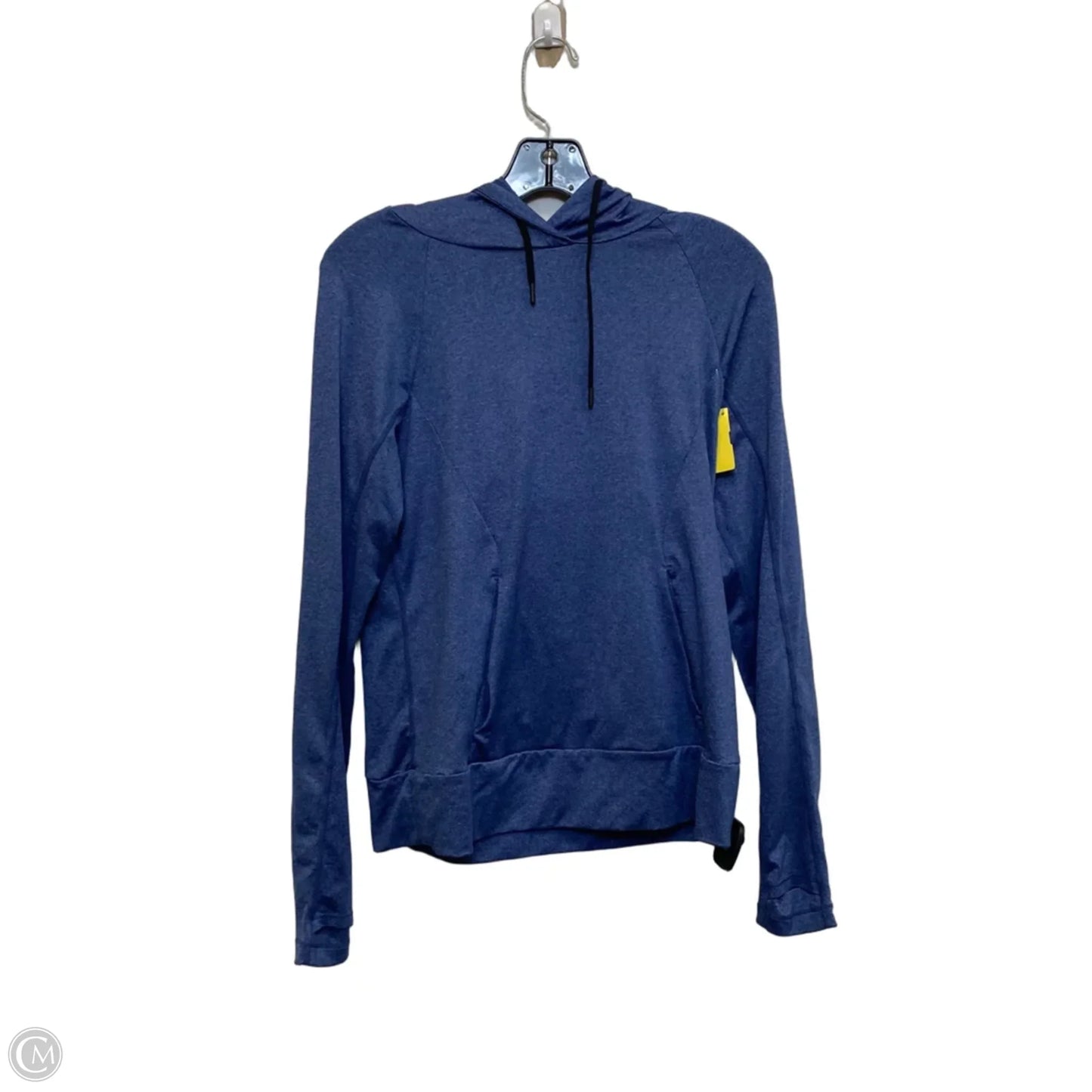 Athletic Top Long Sleeve Hoodie By Zella In Blue, Size: S