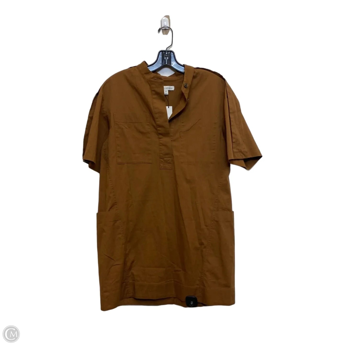Dress Casual Short By Banana Republic In Brown, Size: Xs