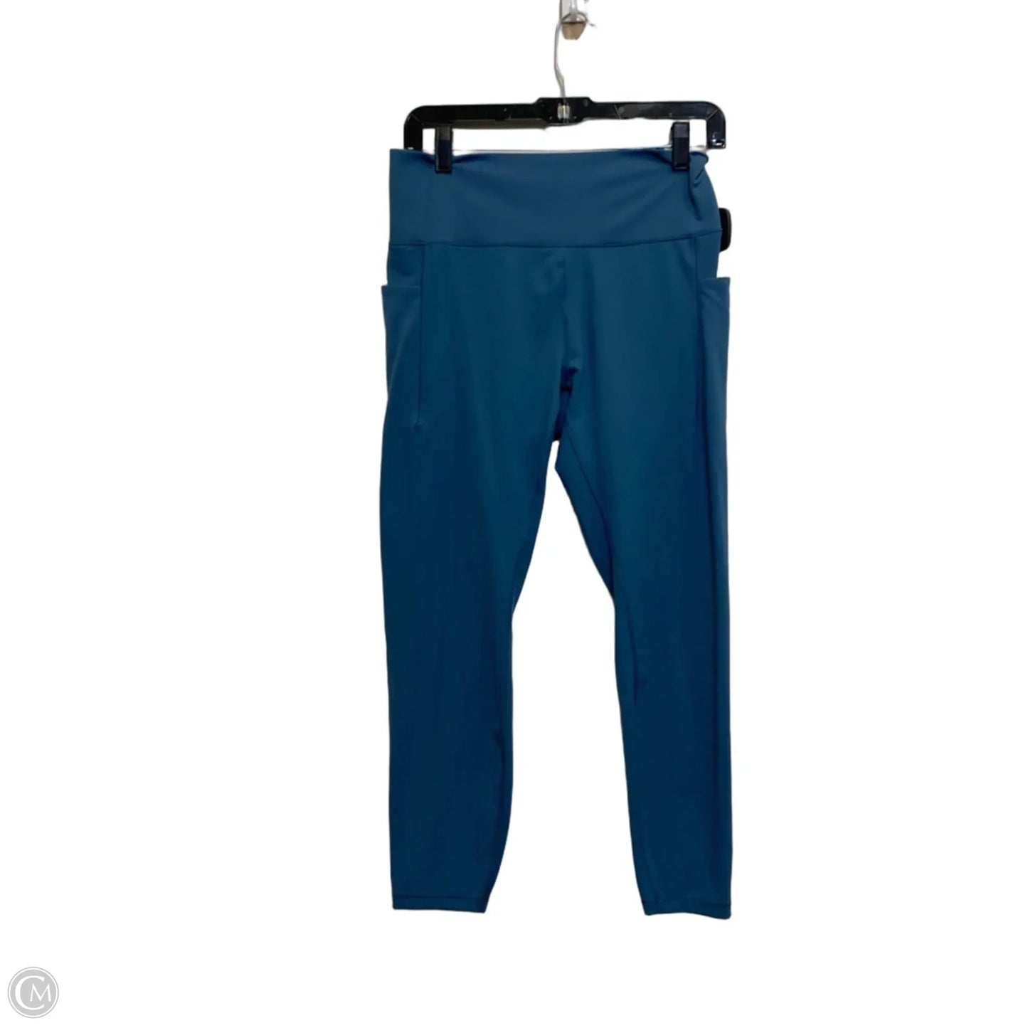 Athletic Leggings By Spyder In Blue, Size: L