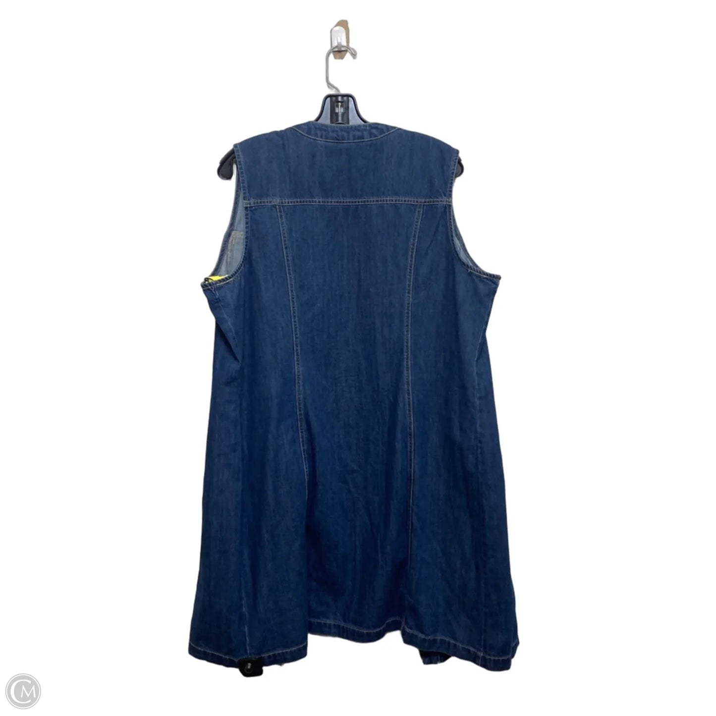 Dress Casual Short By Time And Tru In Blue Denim, Size: Xl