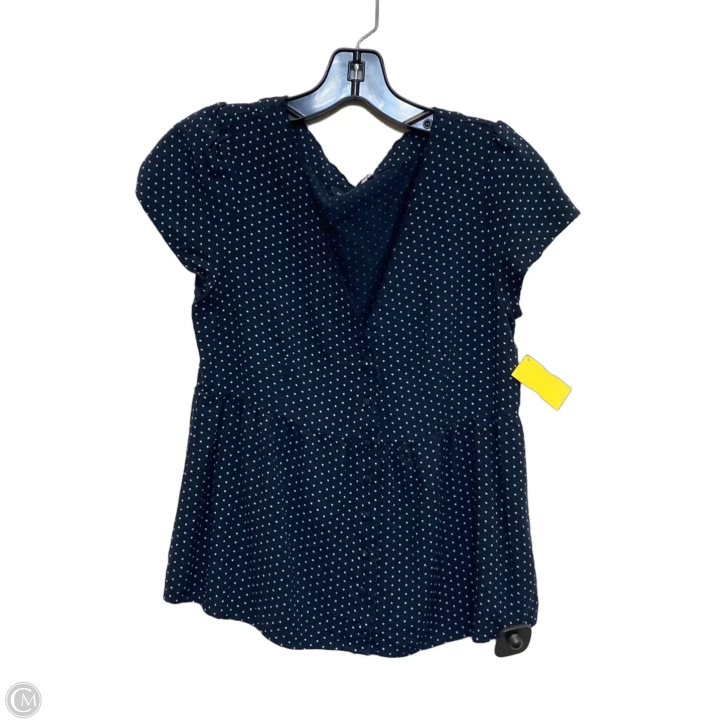 Top Short Sleeve By Brandy Melville In Polkadot Pattern, Size: Osfm