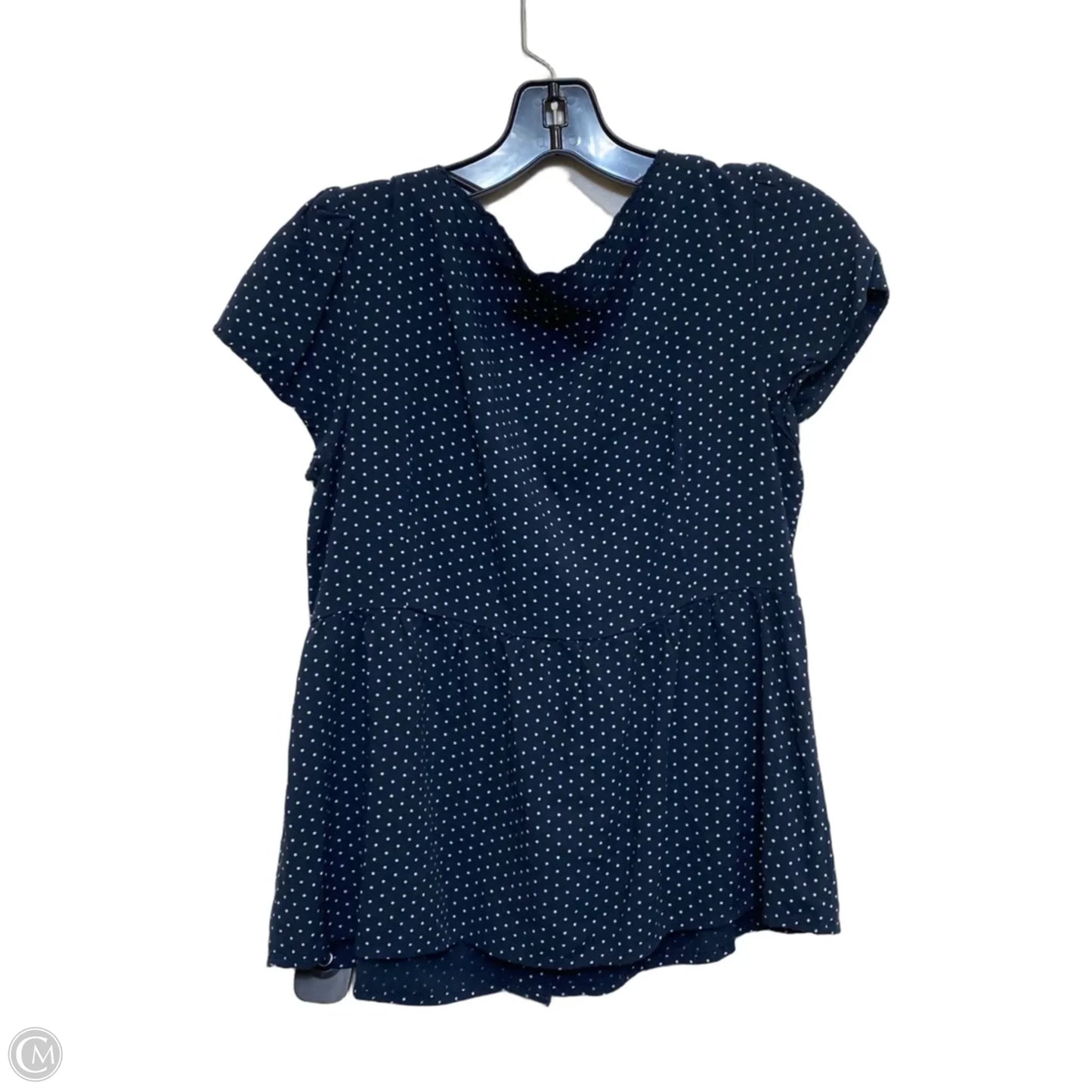 Top Short Sleeve By Brandy Melville In Polkadot Pattern, Size: Osfm