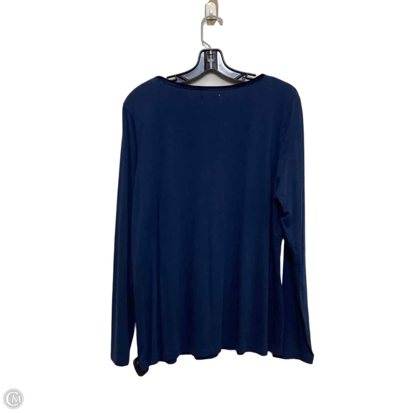 Top Long Sleeve By Wonderly In Blue, Size: Xl