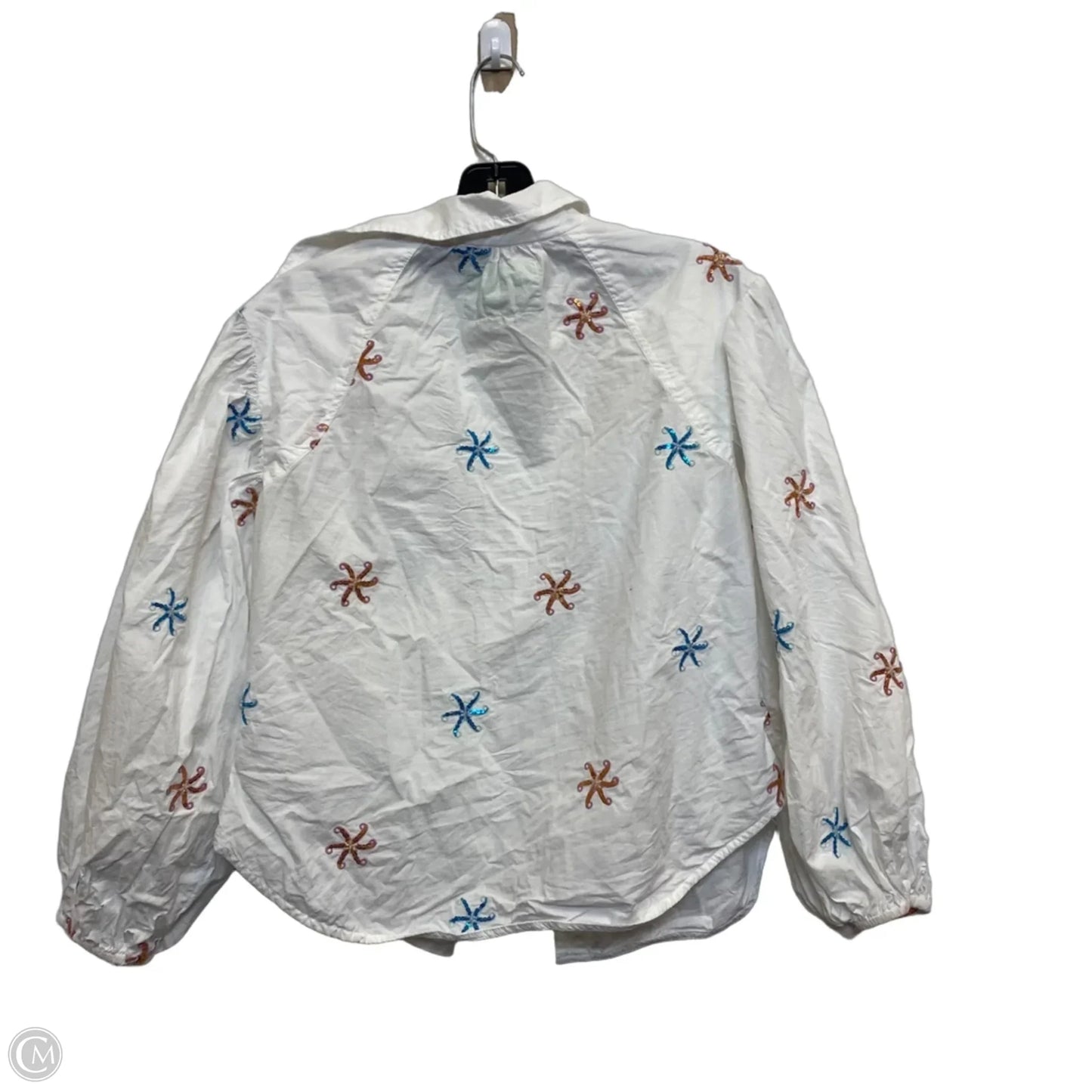 Top 3/4 Sleeve By Maeve In White, Size: S