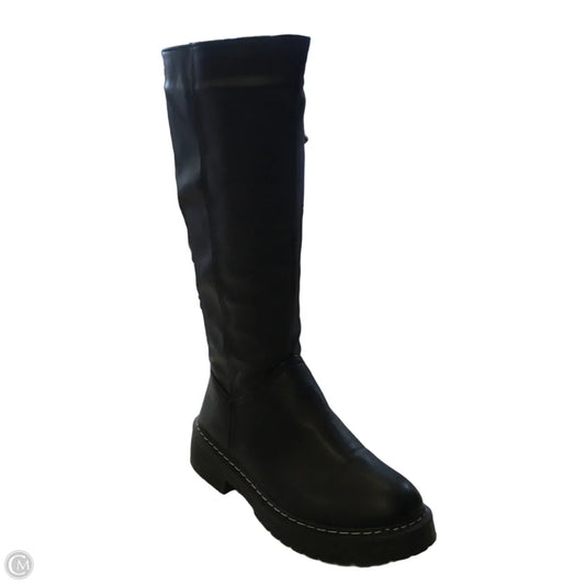 Boots Knee Flats By Sugar In Black, Size: 8.5