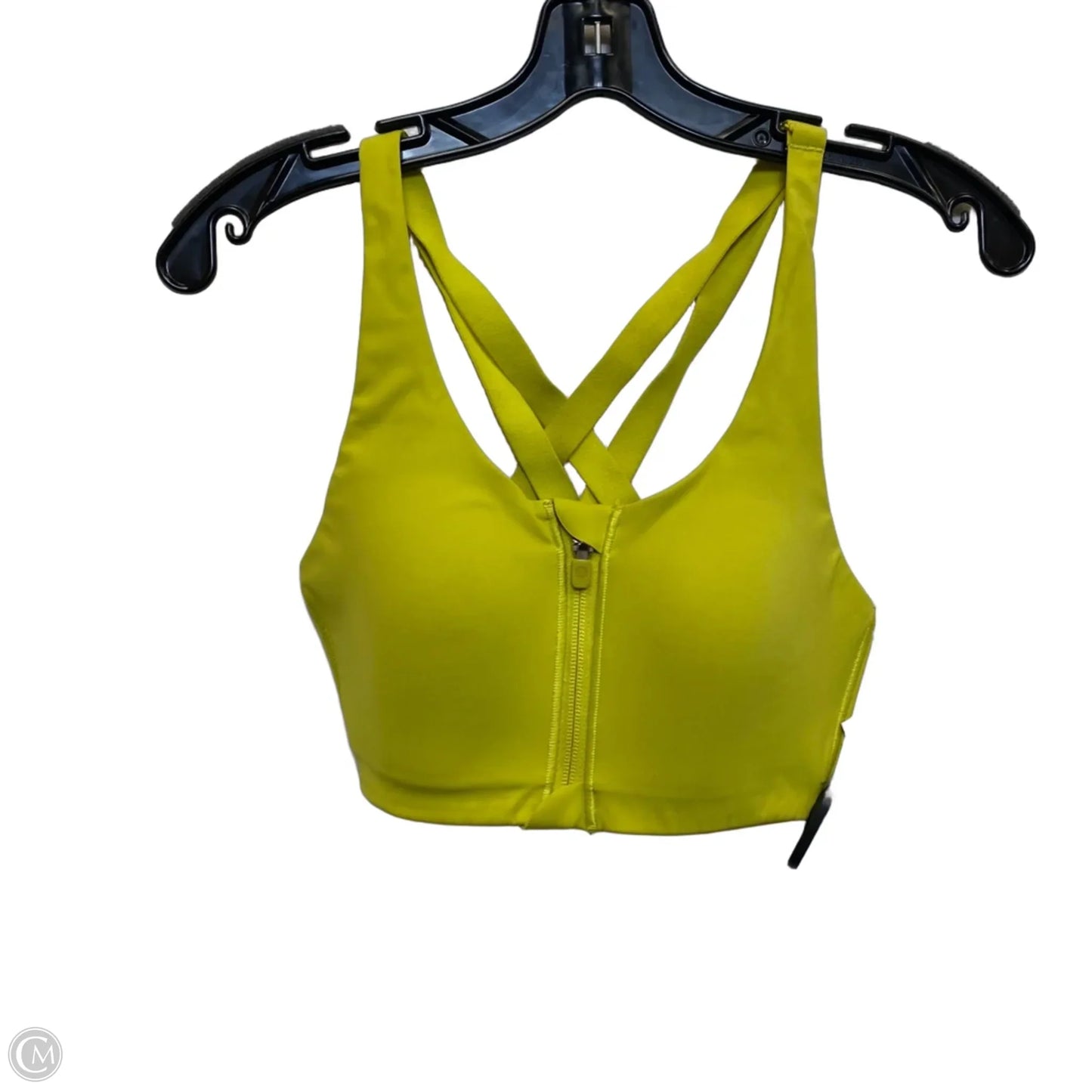 Athletic Bra Designer By Lululemon In Green, Size: S