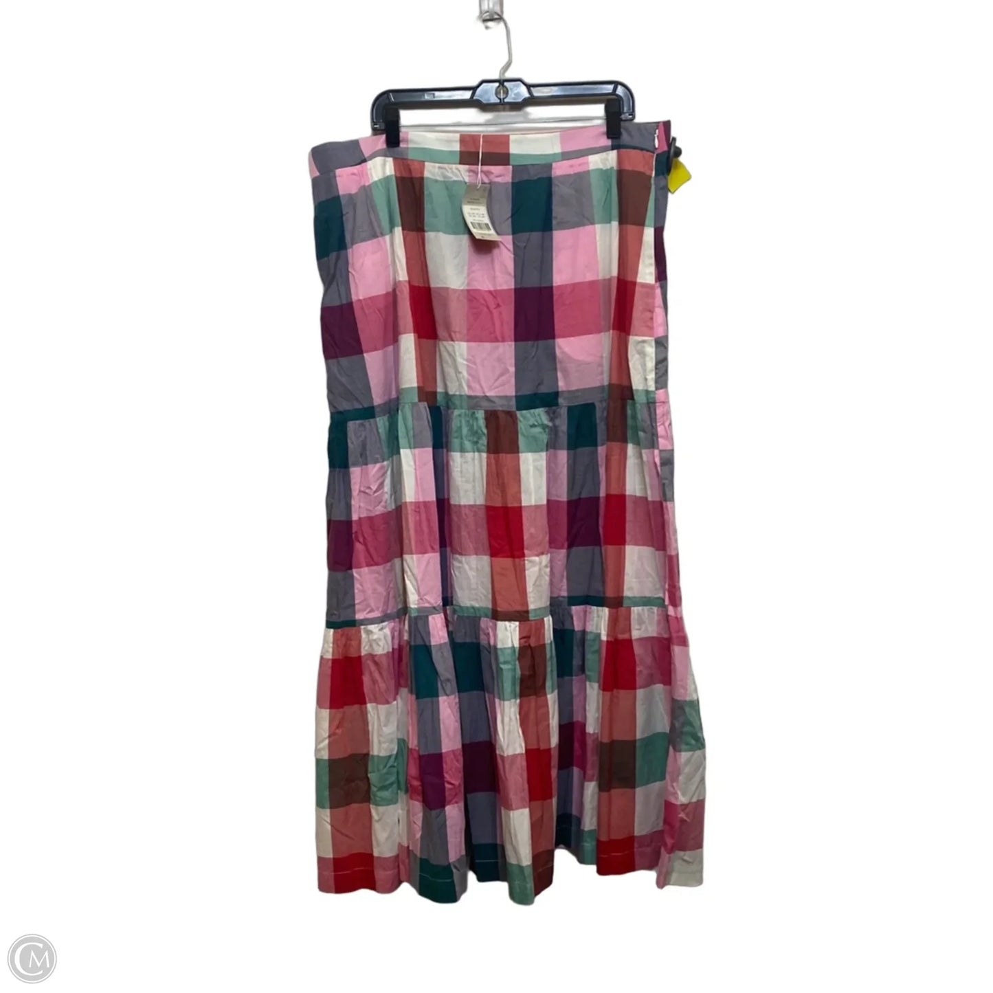 Skirt Maxi By Boden In Green & Pink, Size: 1x