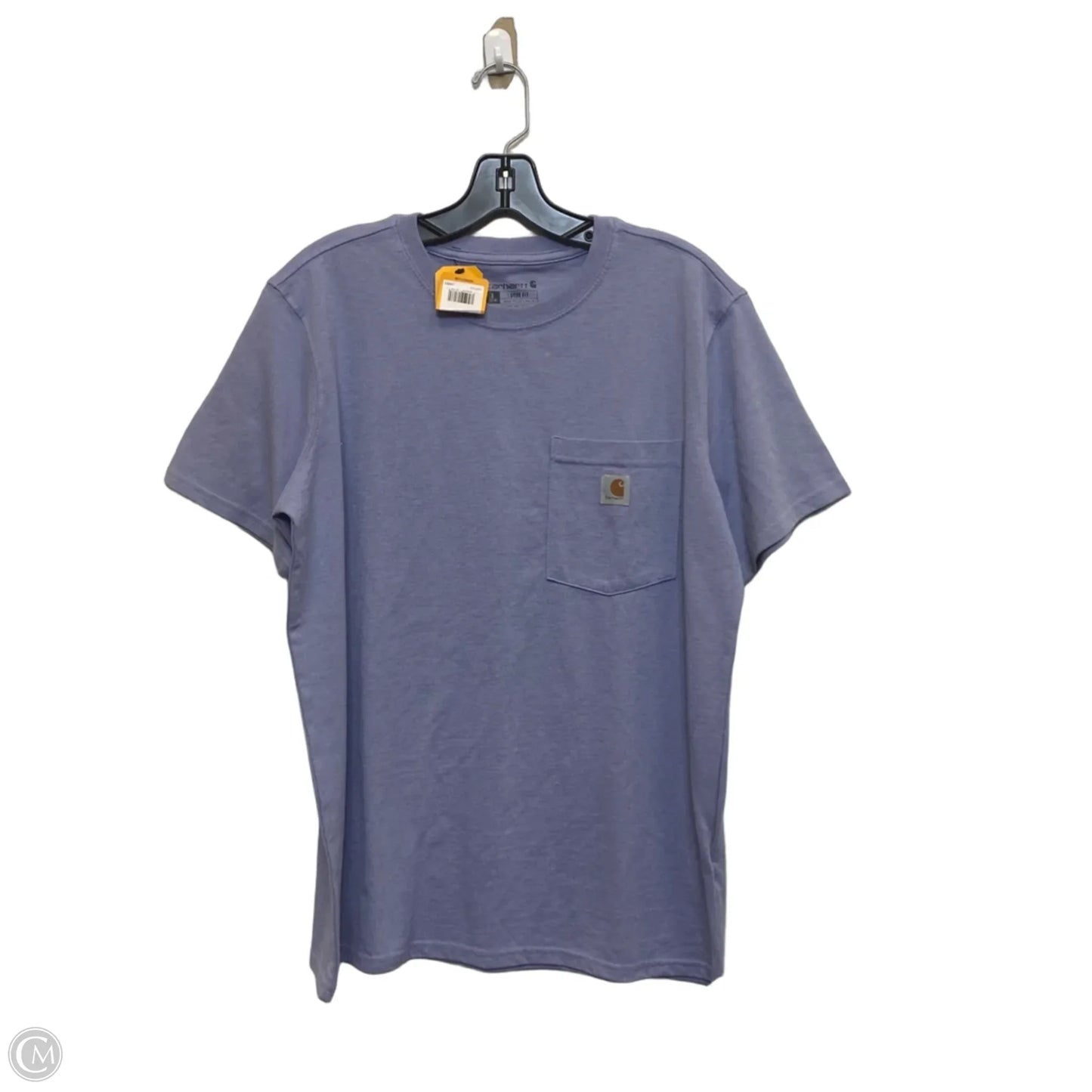 Top Short Sleeve By Carhartt In Purple, Size: L