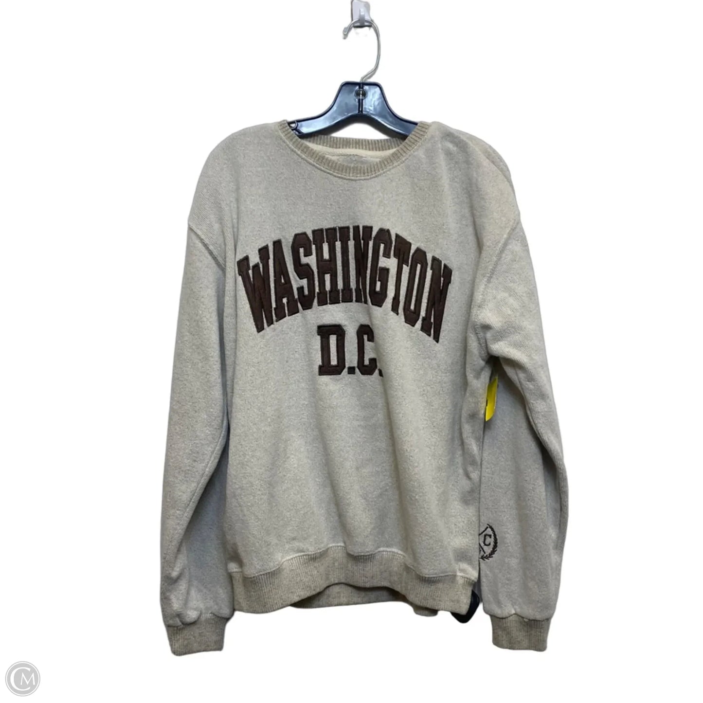 Sweatshirt Crewneck By New York Popular In Tan, Size: Xl