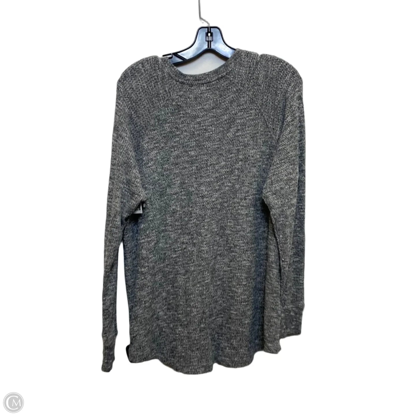 Top Long Sleeve By American Eagle In Grey, Size: L