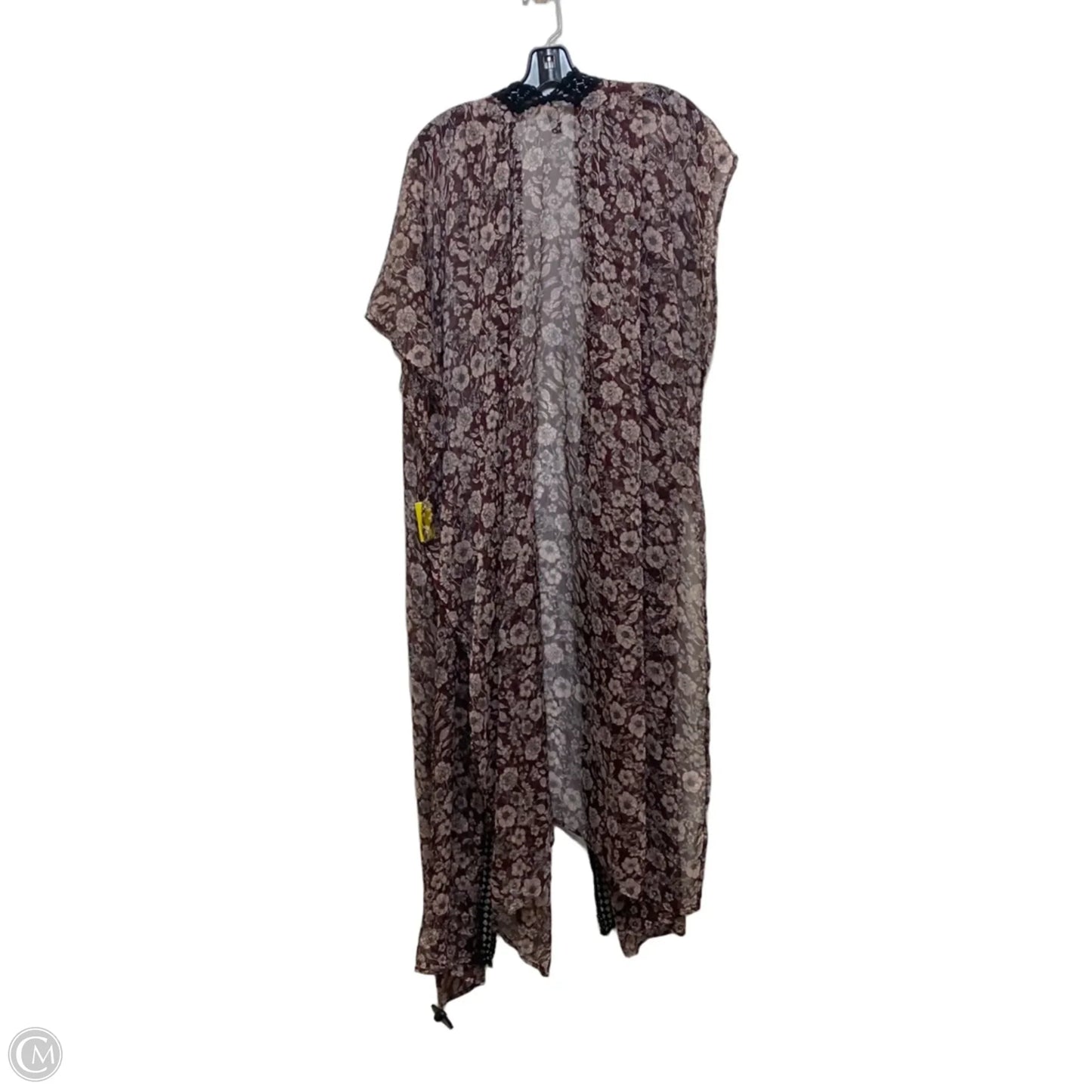 Kimono By Lane Bryant In Black & Purple, Size: Osfm