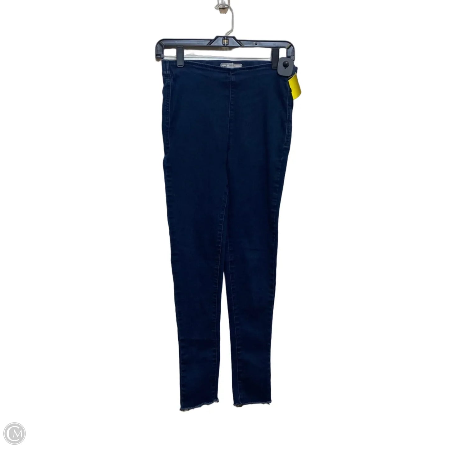 Jeans Skinny By Free People In Blue Denim, Size: 4