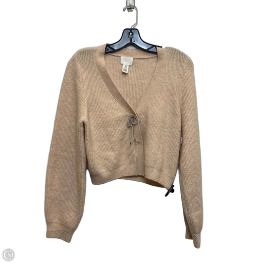 Cardigan By H&m In Pink, Size: Xs