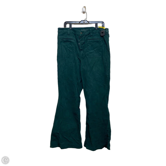 Pants Corduroy By American Eagle In Green, Size: 18