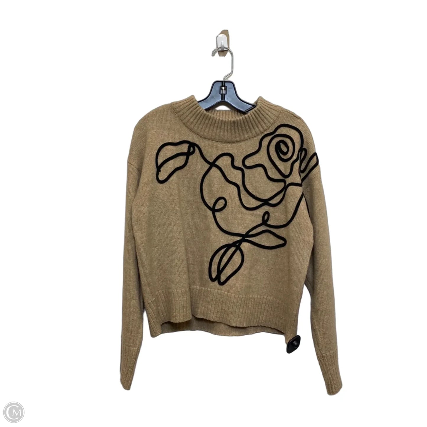 Sweater By Carolyn Taylor In Brown, Size: L