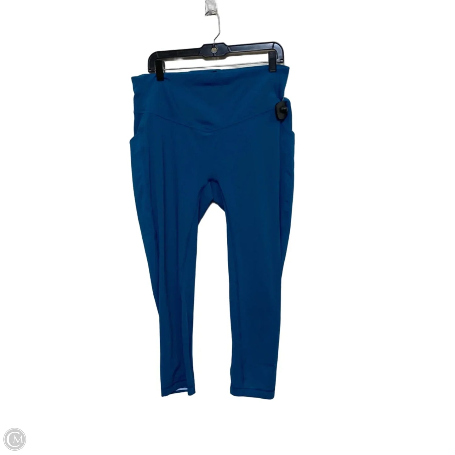 Athletic Leggings Designer By Lululemon In Blue, Size: L