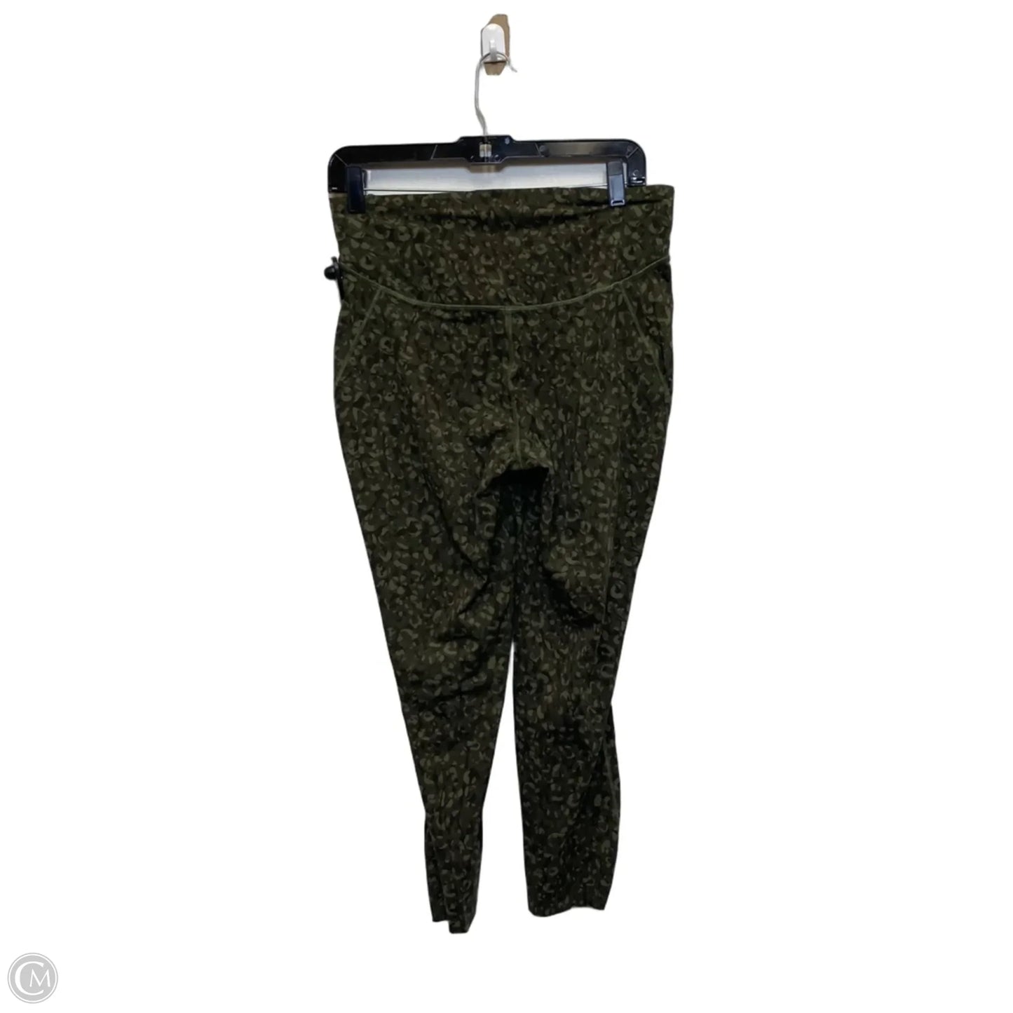 Athletic Leggings Designer By Lululemon In Green, Size: M