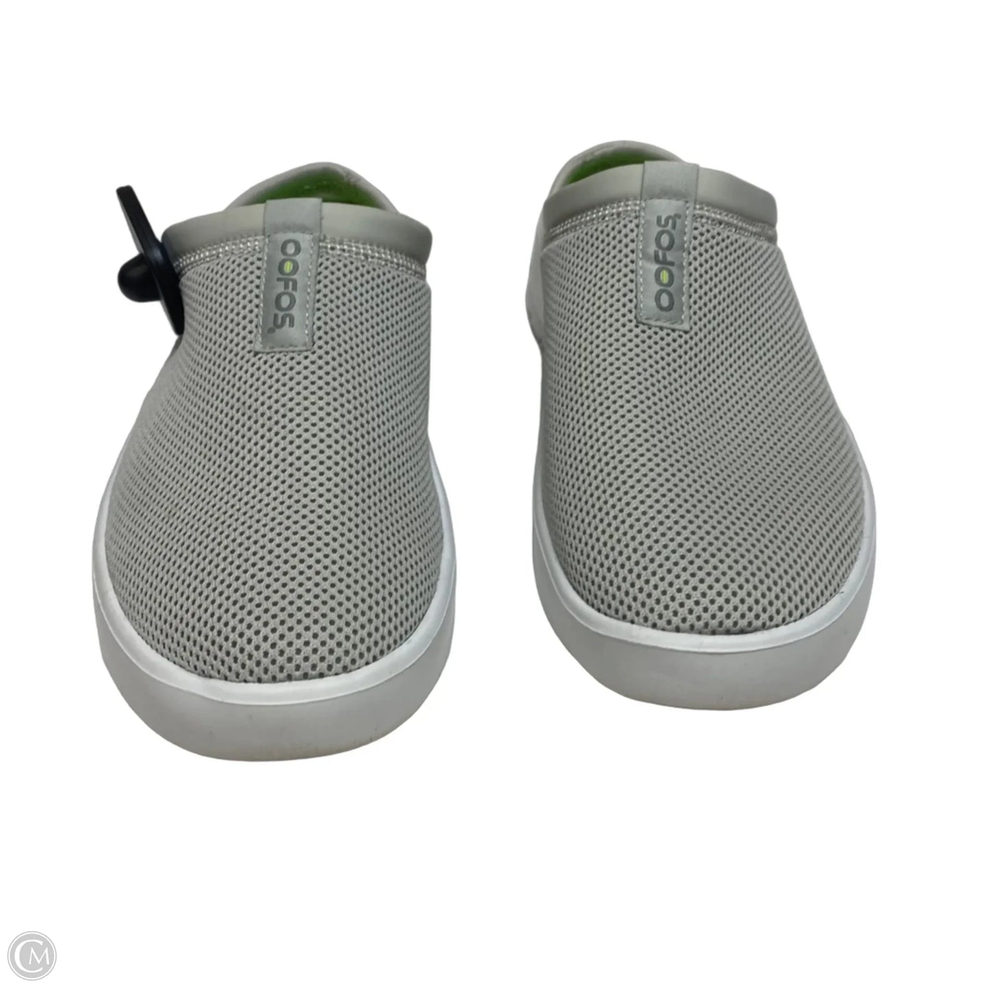 Shoes Flats By Oofos In Grey, Size: 10