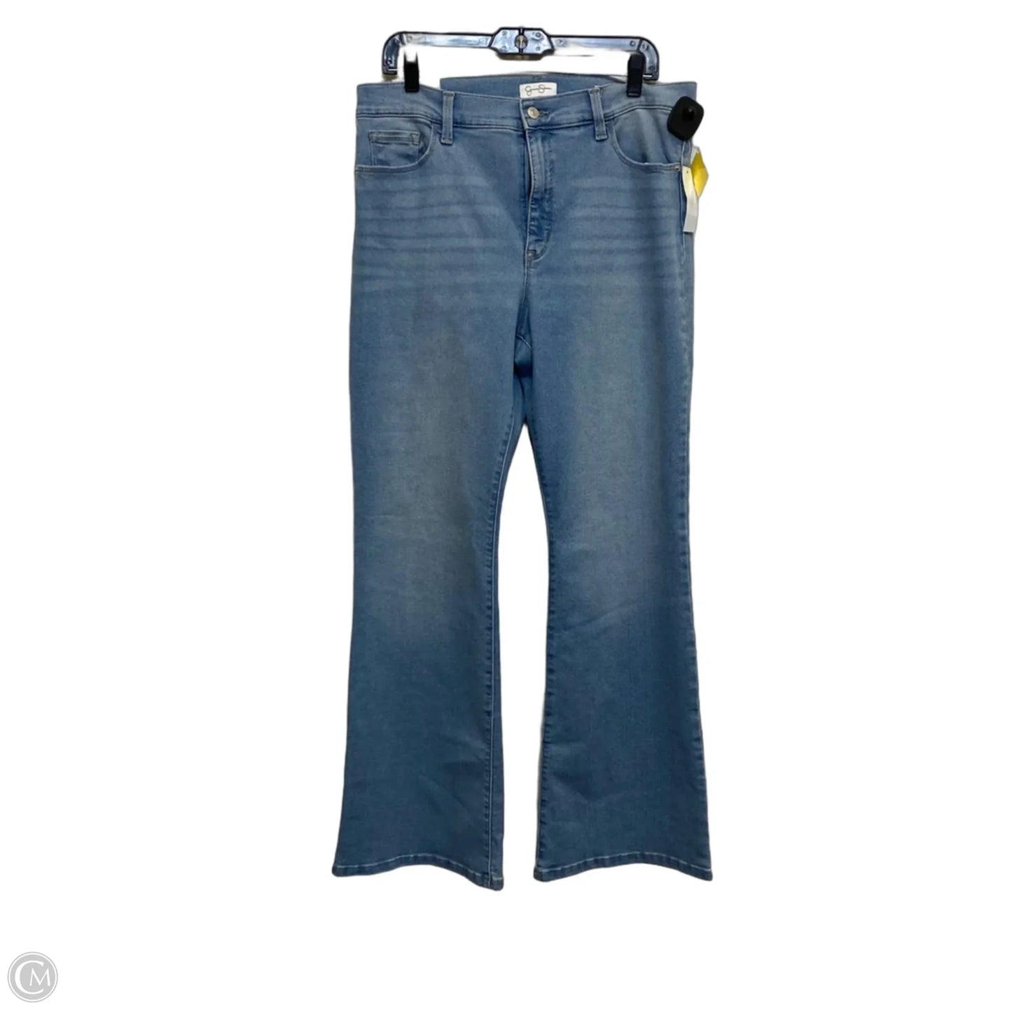 Jeans Flared By Jessica Simpson In Blue Denim, Size: 14
