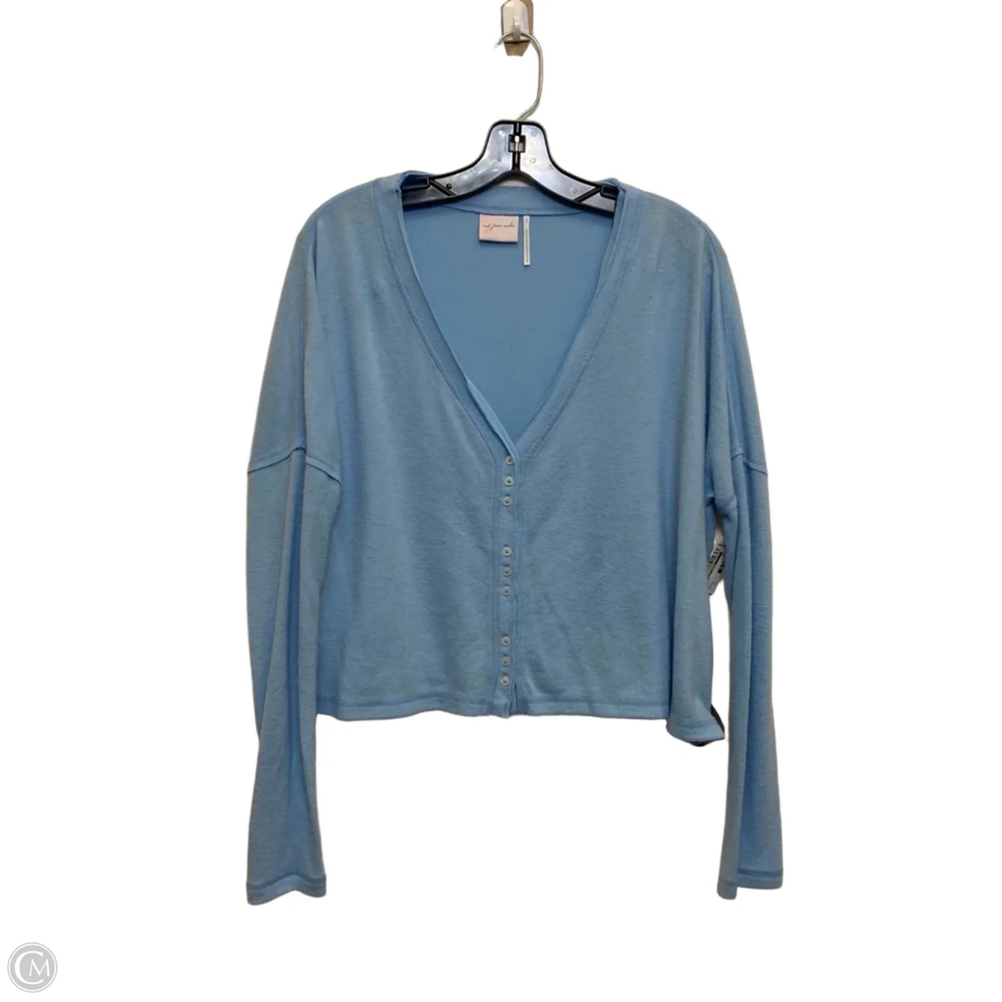 Top Long Sleeve By Out From Under In Blue, Size: M