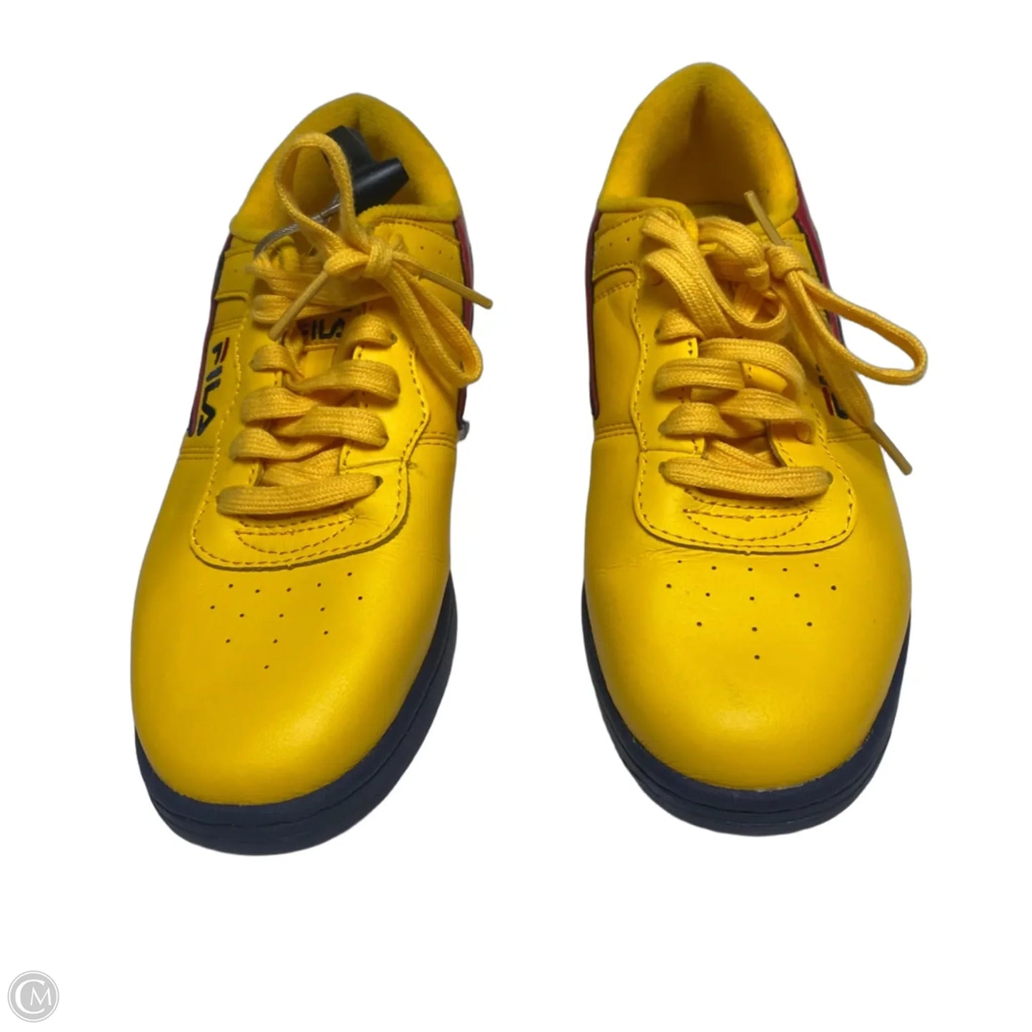 Shoes Sneakers By Fila In Yellow, Size: 9
