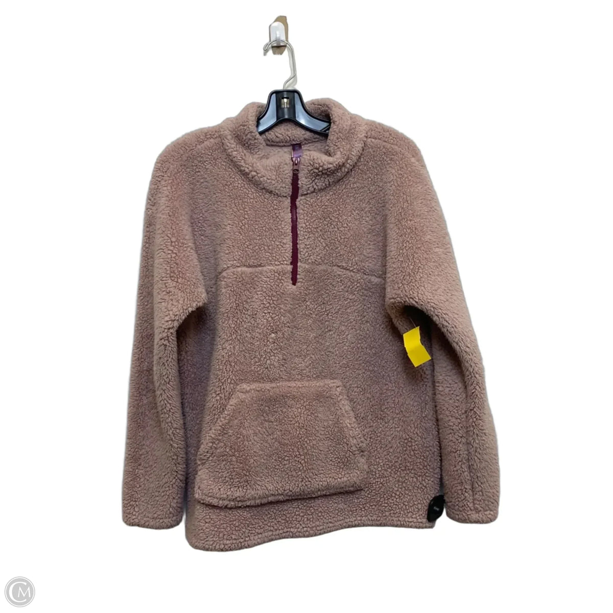 Sweatshirt Collar By Adore Me In Pink, Size: M