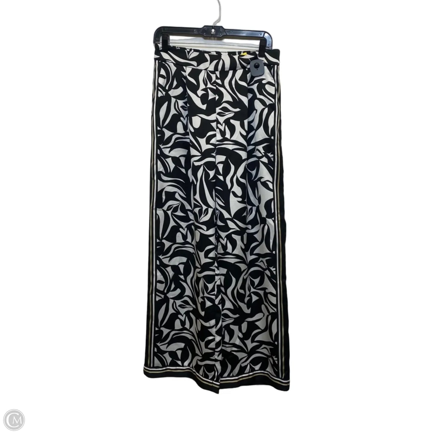 Pants Wide Leg By Loft In Black & White, Size: S