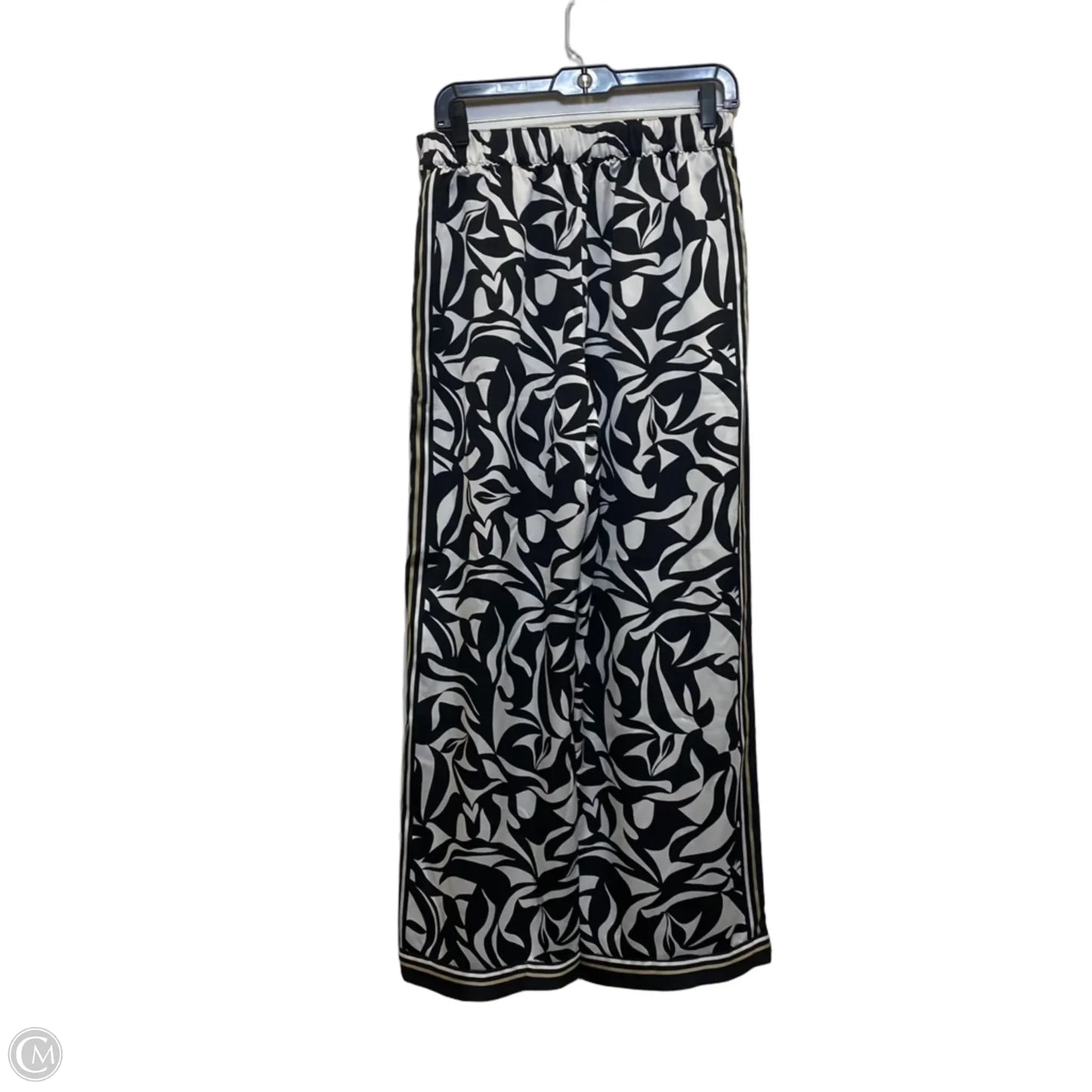 Pants Wide Leg By Loft In Black & White, Size: S