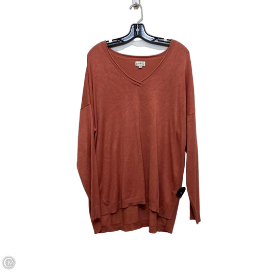 Sweater By Wonderly In Brown, Size: L
