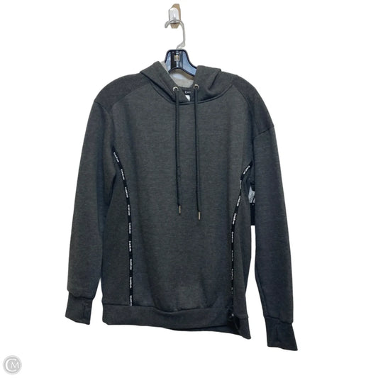 Sweatshirt Hoodie By Bebe In Grey, Size: S