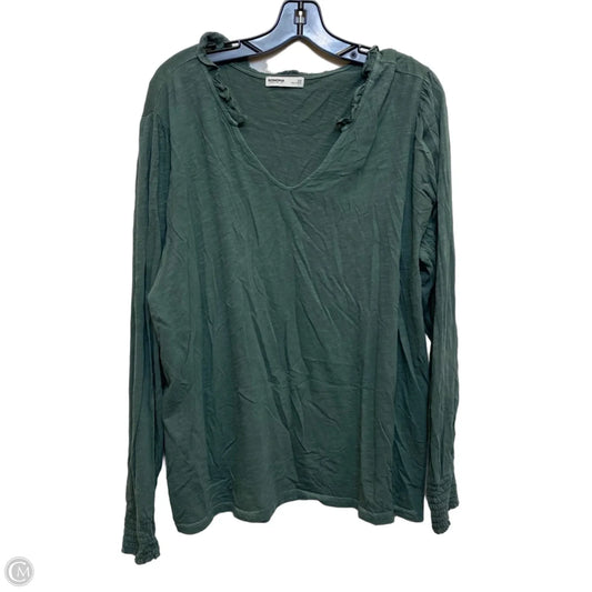 Top Long Sleeve By Sonoma In Green, Size: 2x