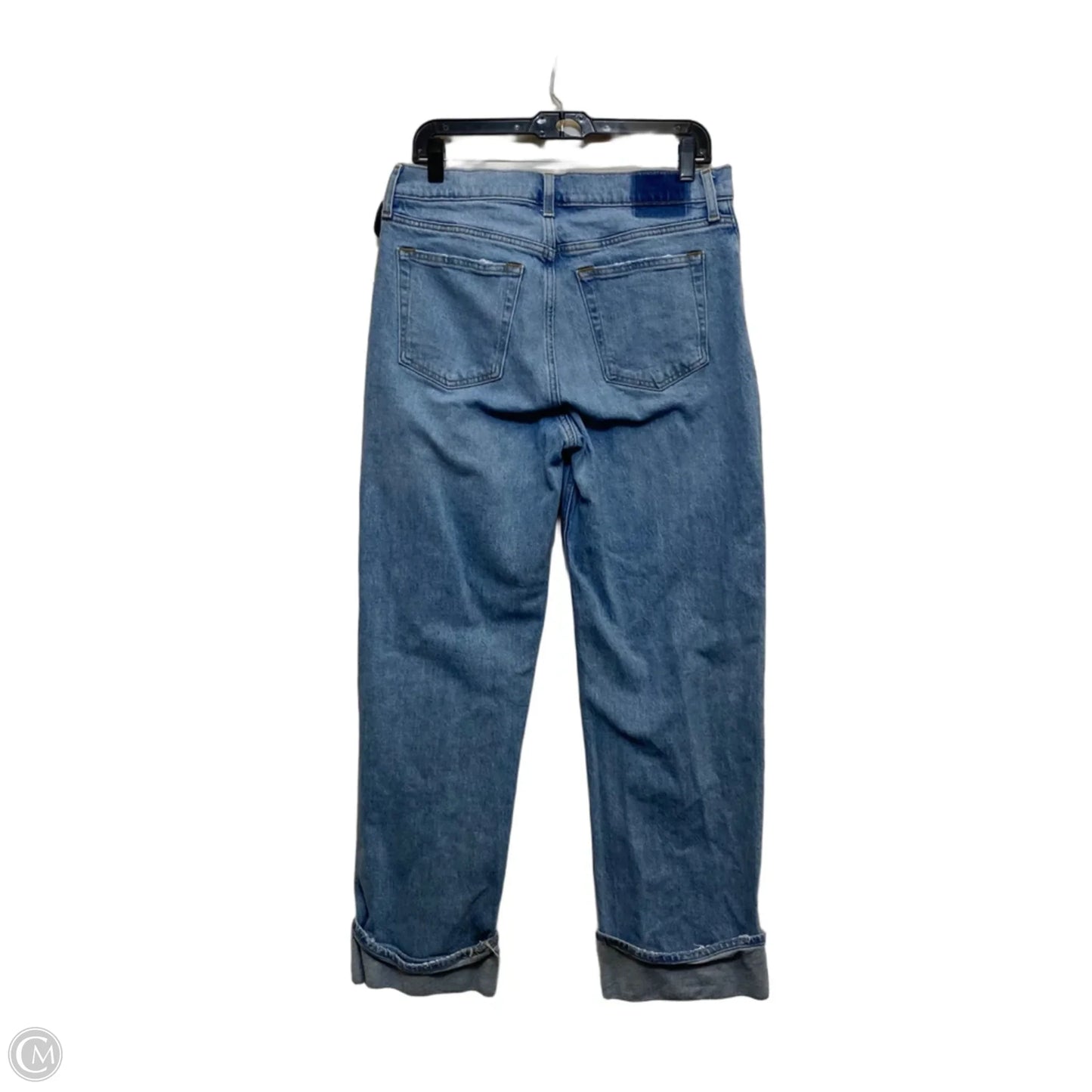 Jeans Straight By Abercrombie And Fitch In Blue Denim, Size: 8