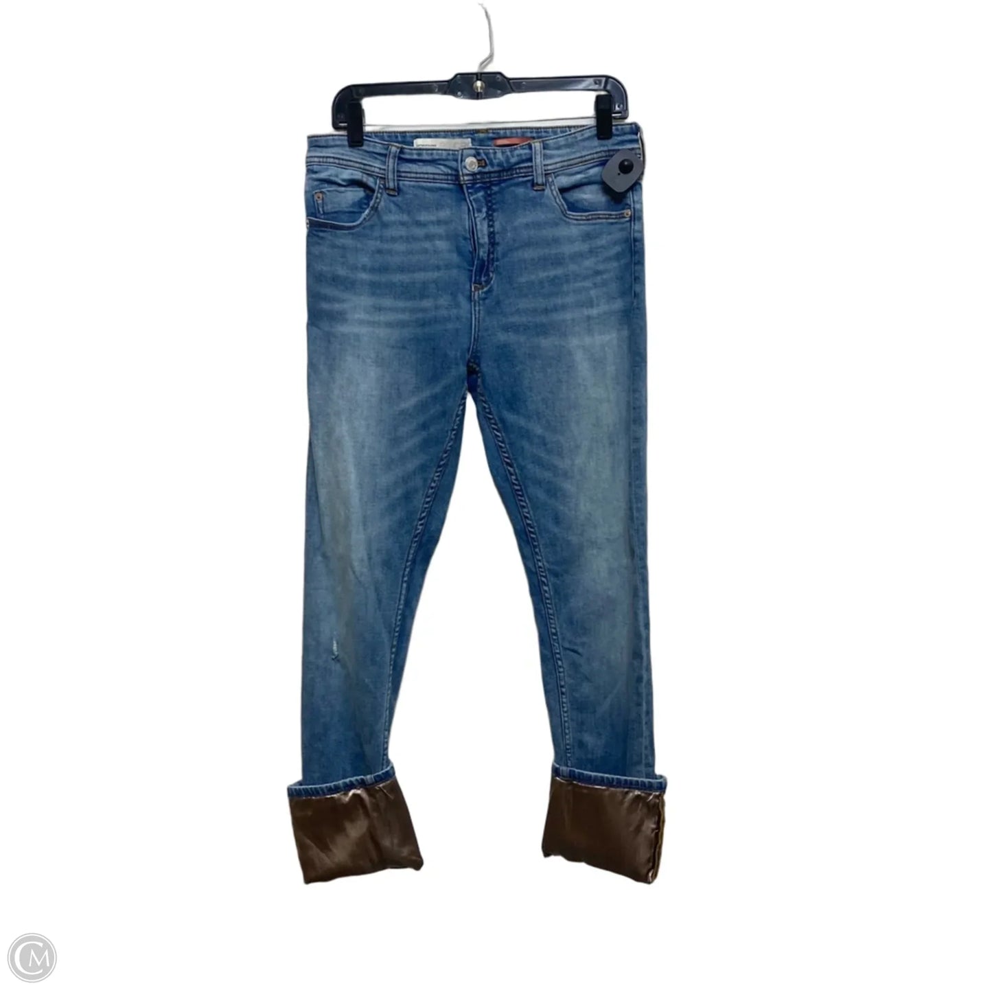 Jeans Straight By Pilcro In Blue Denim, Size: 6