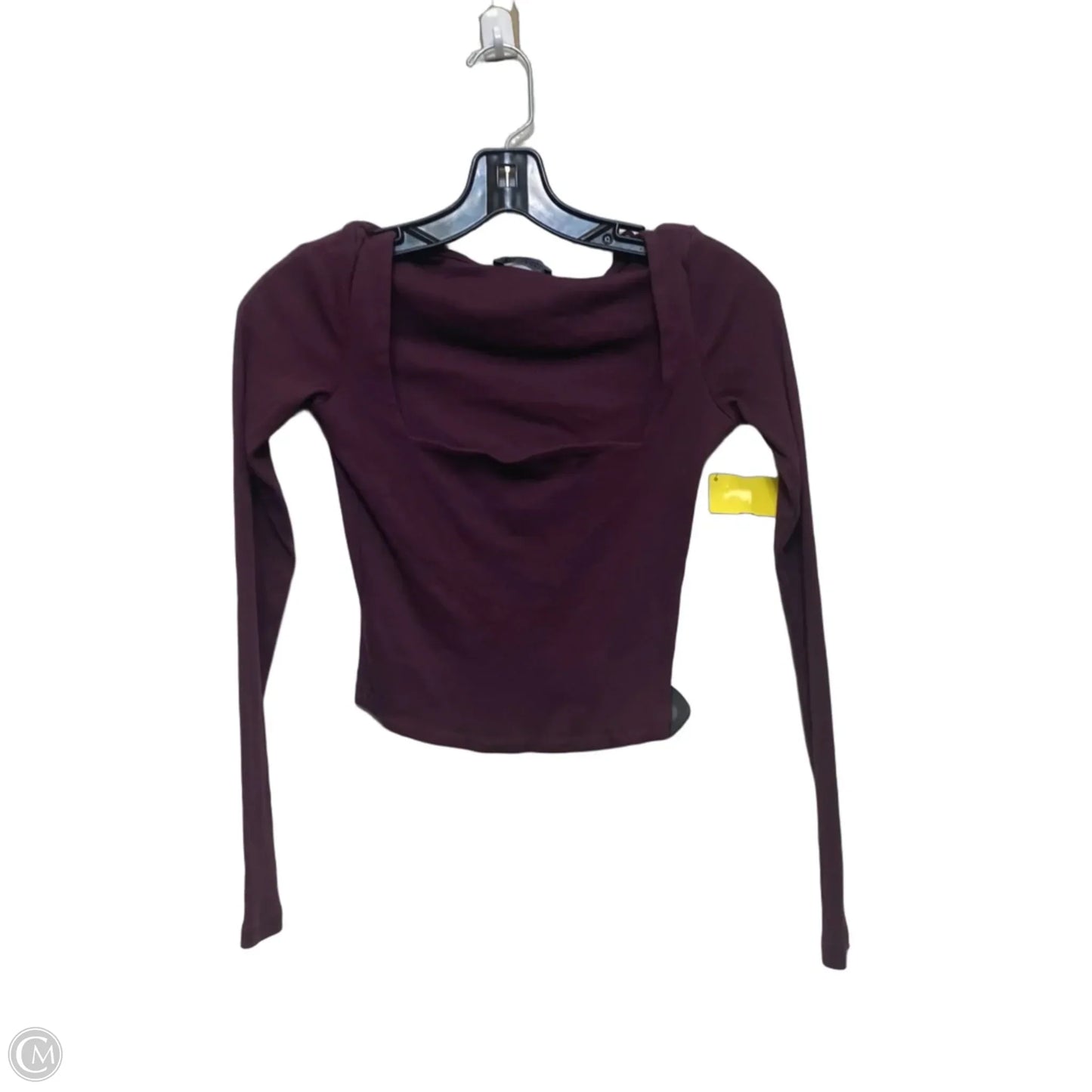 Top Long Sleeve By Zara In Purple, Size: S