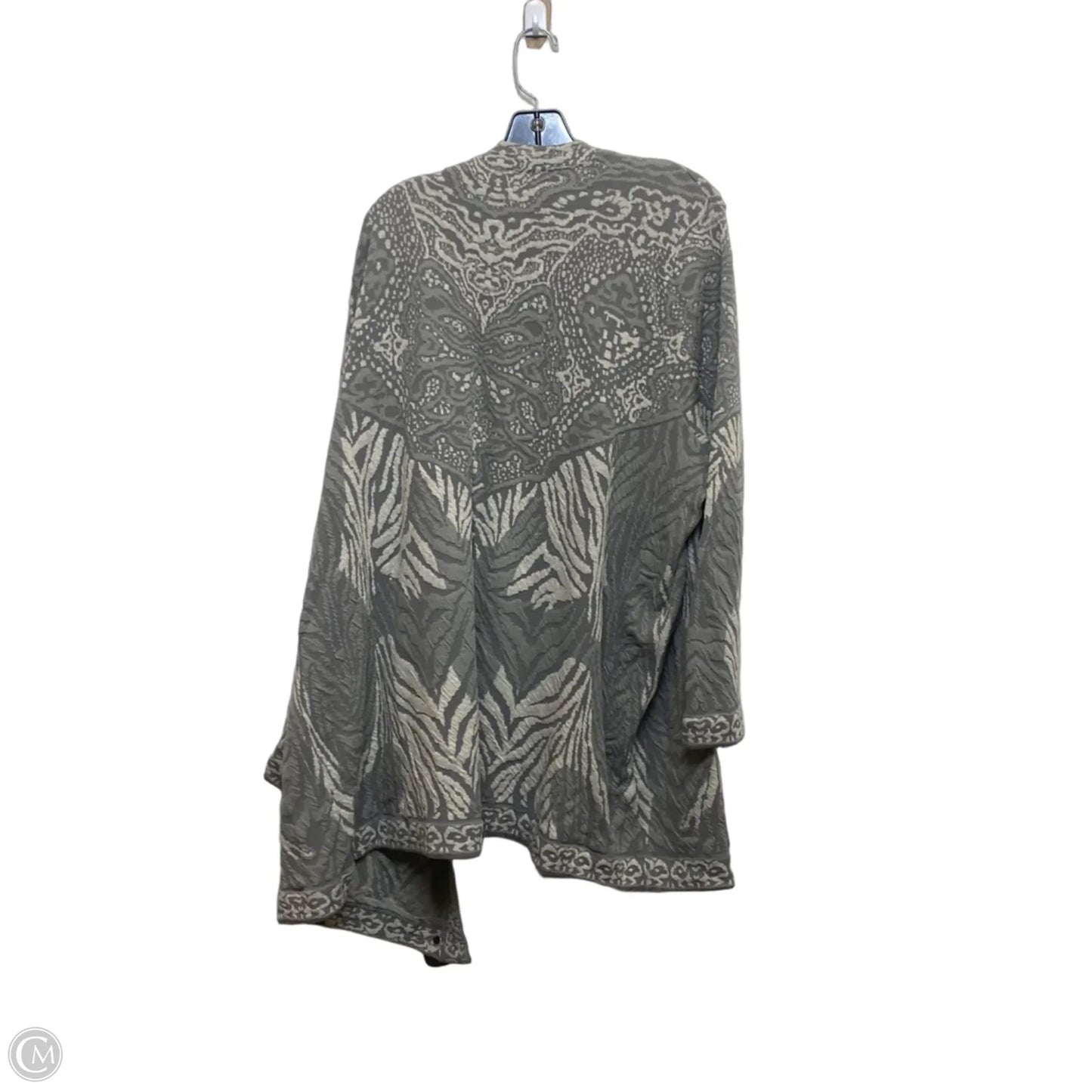 Cardigan By Cj Banks In Grey, Size: 3x