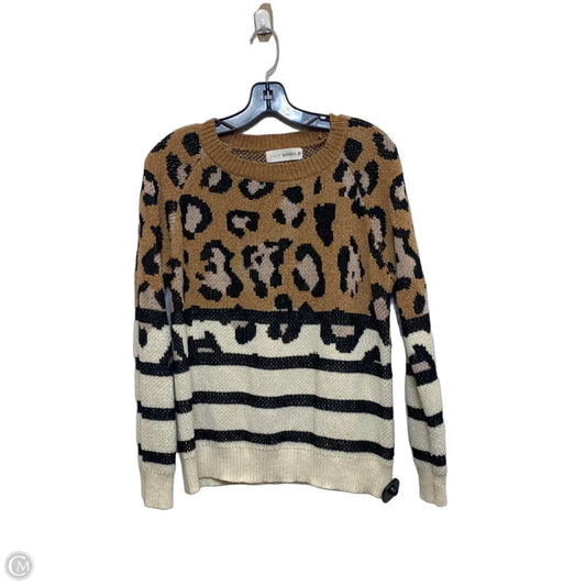 Sweater By Shop Wanna B In Animal Print, Size: S