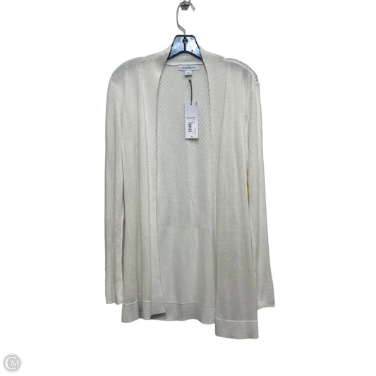 Cardigan By Liz Claiborne In White, Size: M