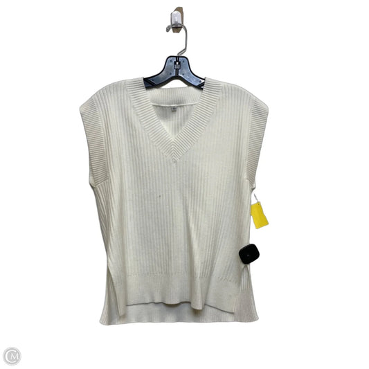Vest Sweater By Cmf In Cream, Size: S