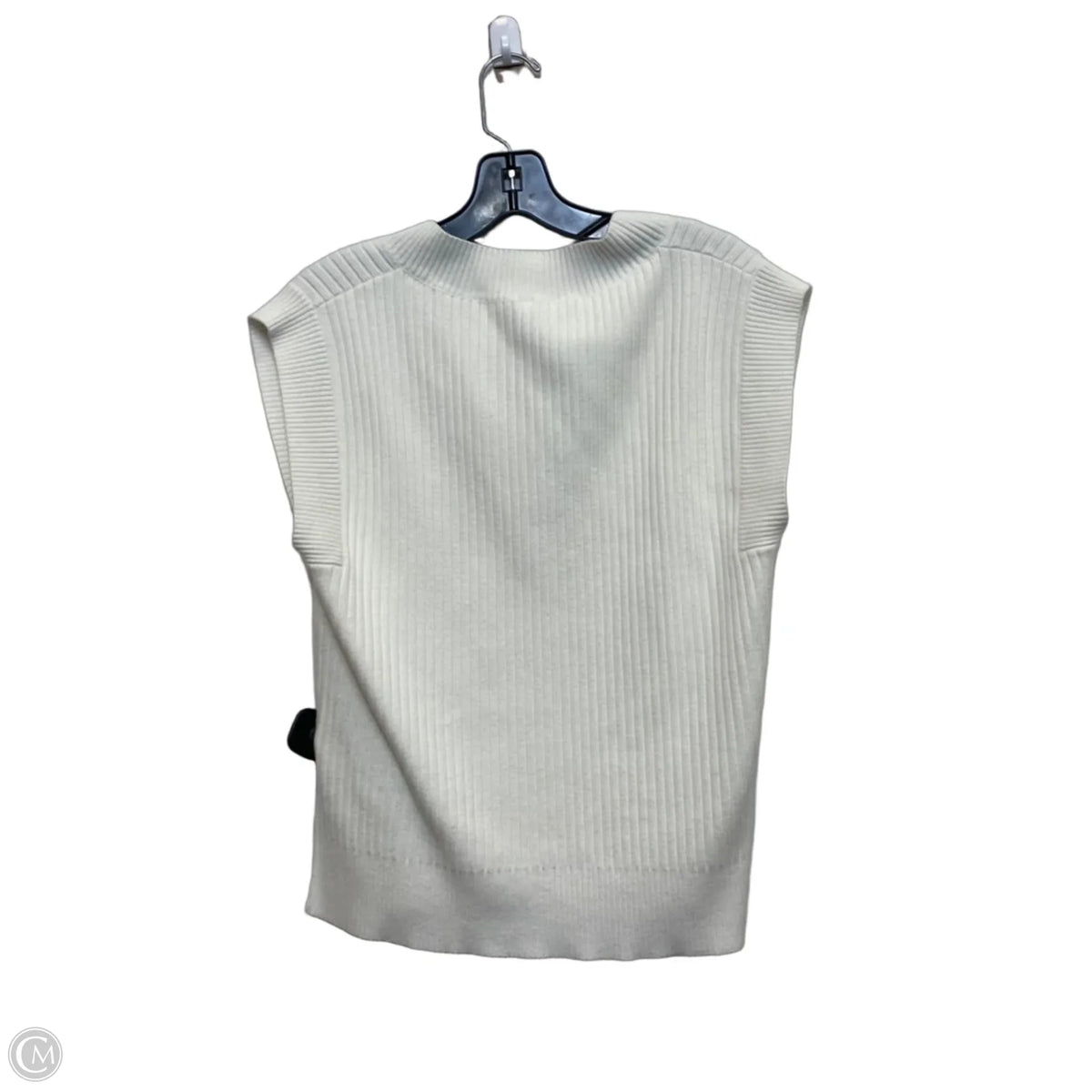 Vest Sweater By Cmf In Cream, Size: S
