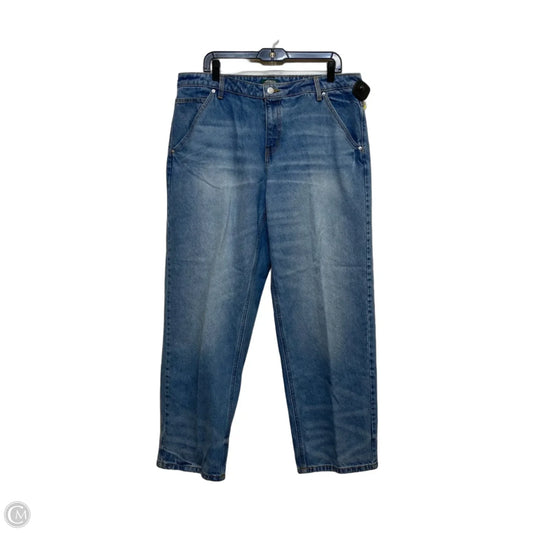 Jeans Straight By Wild Fable In Blue Denim, Size: 14