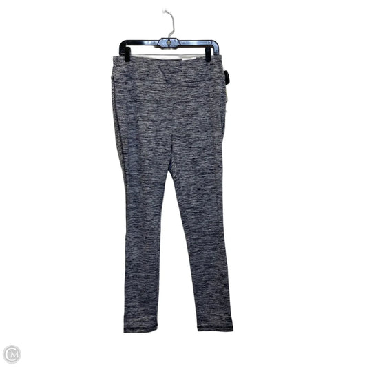 Athletic Leggings By Talbots In Black & Grey, Size: L