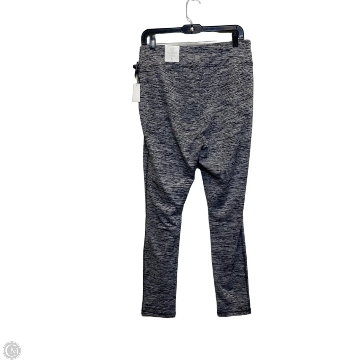 Athletic Leggings By Talbots In Black & Grey, Size: L