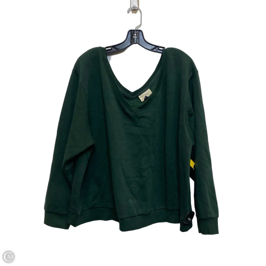 Sweatshirt Crewneck By Universal Thread In Green, Size: Xxl