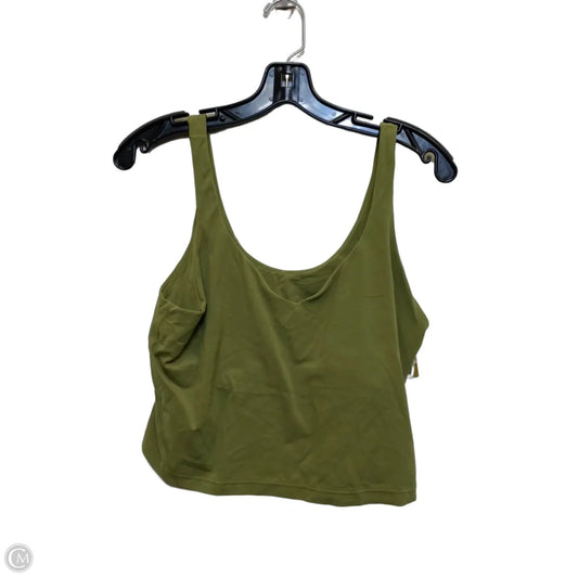 Athletic Tank Top By Lululemon In Green, Size: L