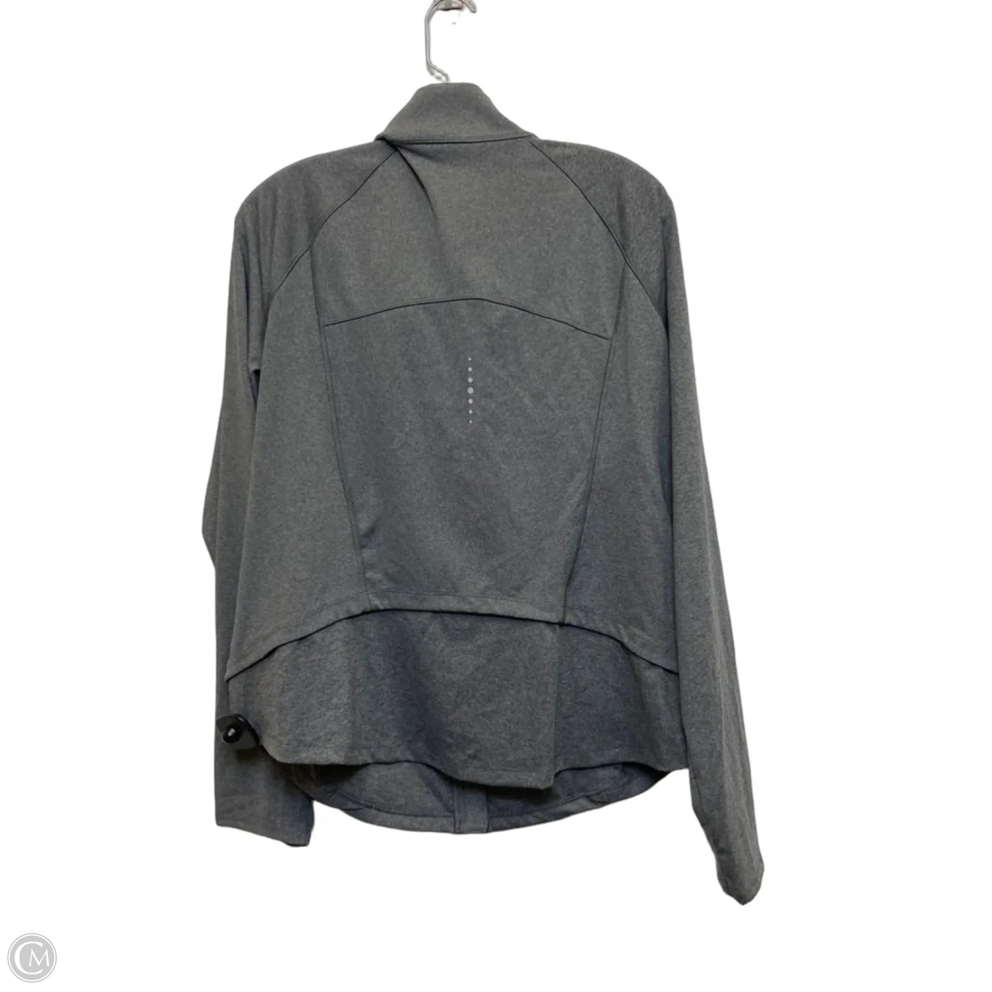 Athletic Jacket By Tek Gear In Grey, Size: Xxl