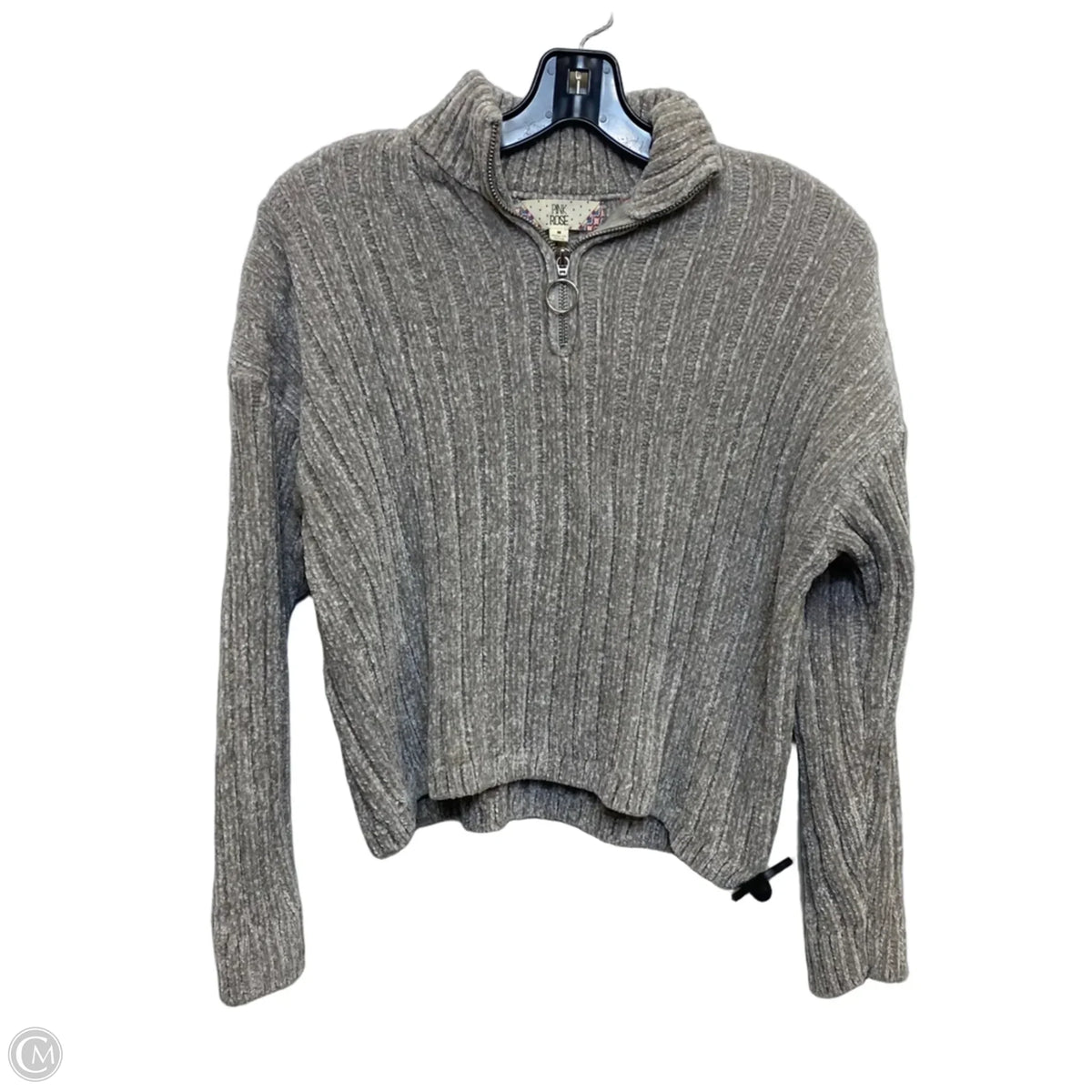 Sweater By Pink Rose In Grey, Size: M