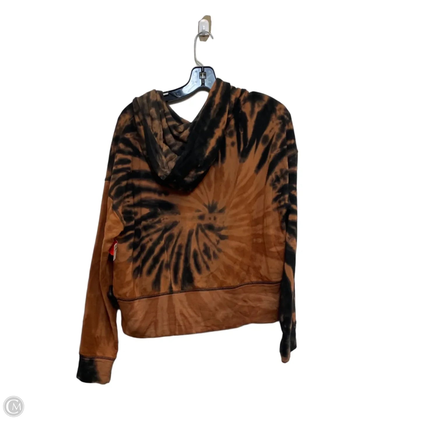 Sweatshirt Hoodie By Aerie In Black & Brown, Size: M