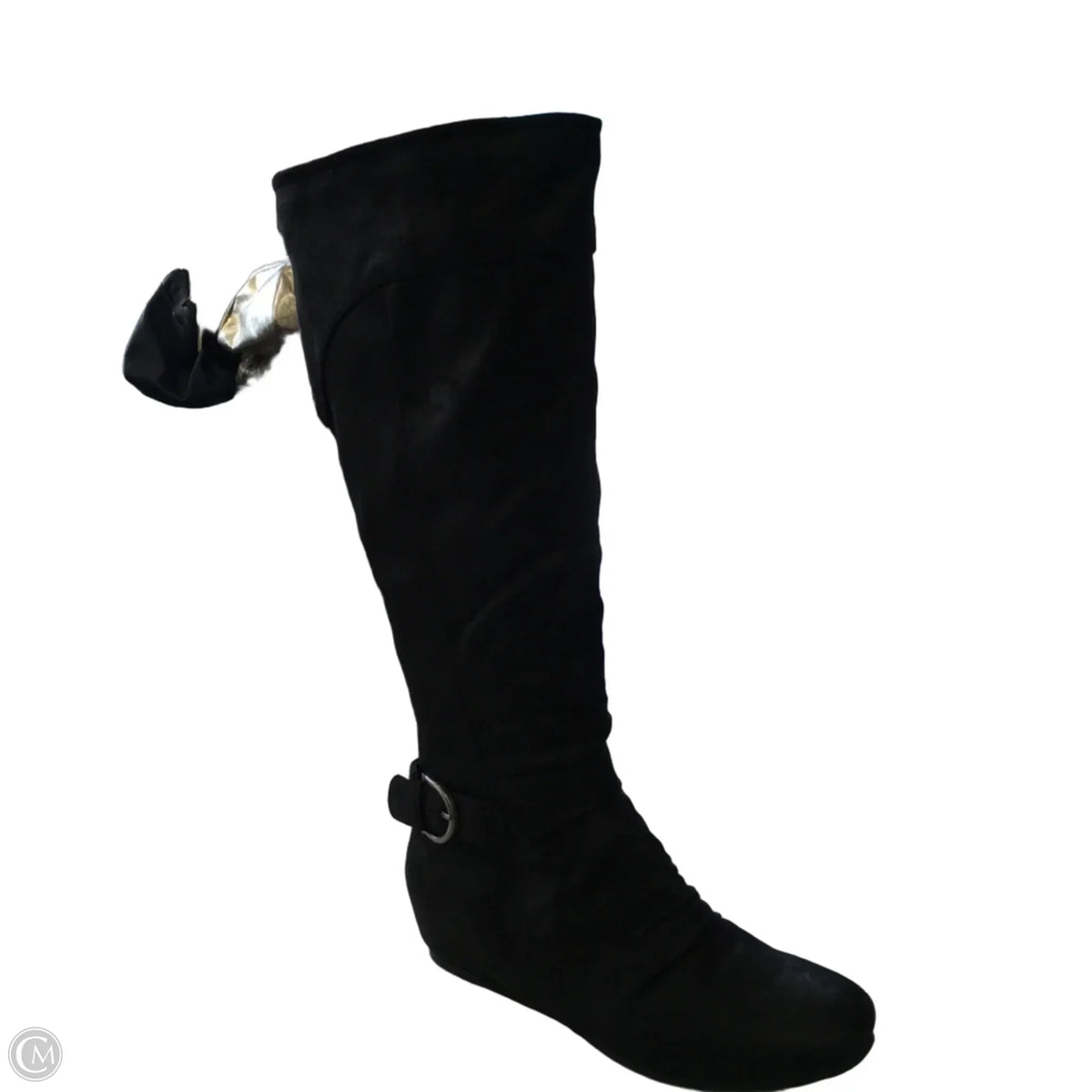 Boots Knee Flats By Bare Traps In Black, Size: 9