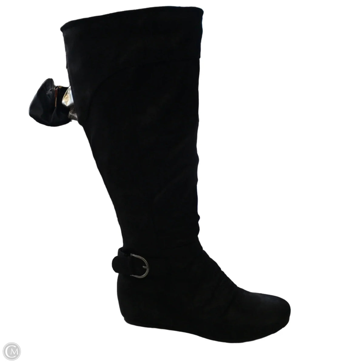 Boots Knee Flats By Bare Traps In Black, Size: 9